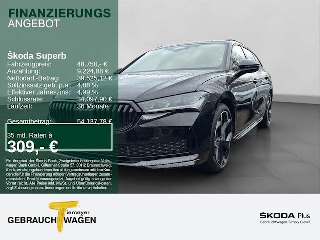 Skoda Superb 2.0 TDI 4x4 Combi Sportline