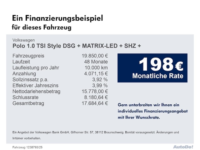 Volkswagen Polo 1.0 TSI DSG Style