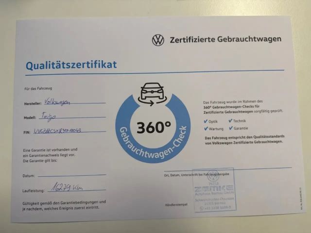 Volkswagen Taigo 1.5 TSI DSG Style