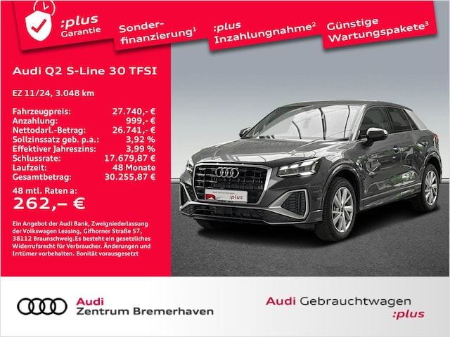 Audi Q2 30 TFSI S-Line
