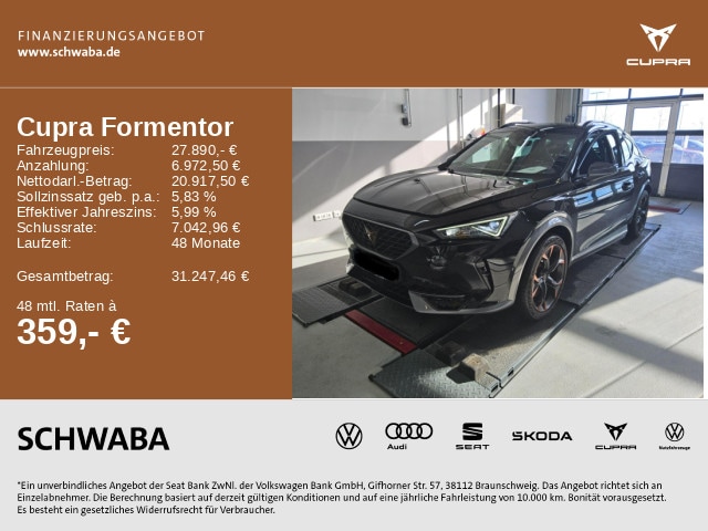 Cupra Formentor 1.4 DSG VZ e-Hybrid