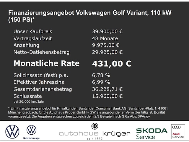Volkswagen Golf DSG Life Variant