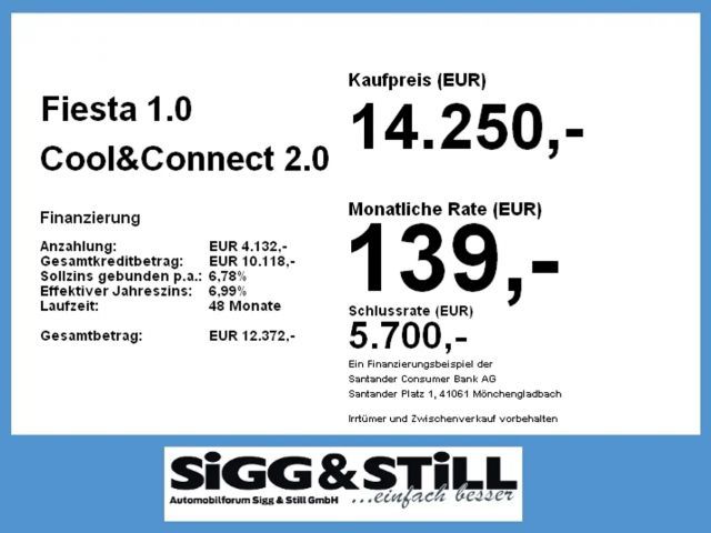 Ford Fiesta Cool & Connect