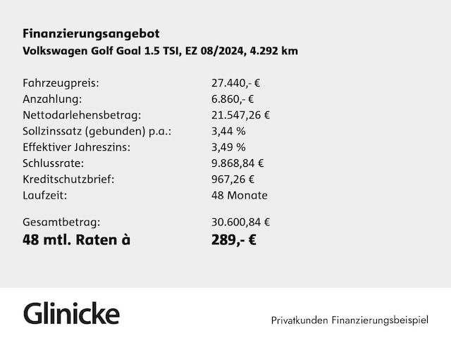 Volkswagen Golf 1.5 TSI Golf VIII