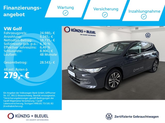 Volkswagen Golf Golf Golf ENERGY 1,5 l TSI 116 PS*App Connect*SHZ*Light+Side Assi*