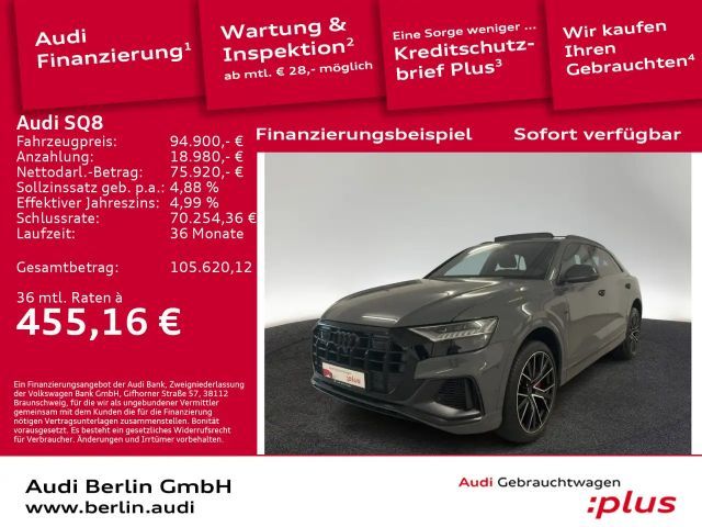 Audi SQ8 TFSI tiptr. AHK STDHZG NACHTS HUD PANO 360°K