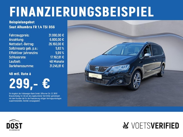 Seat Alhambra 1.4 TSI DSG FR-lijn