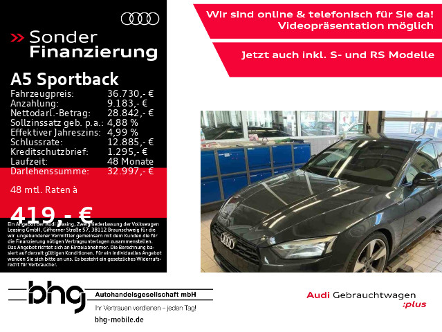 Audi A5 35 TDI S-Tronic Sportback