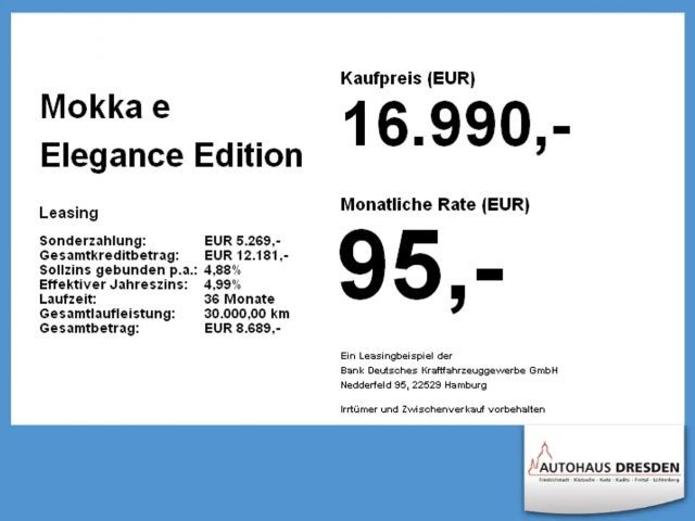 Opel Mokka Elegance Mokka-e