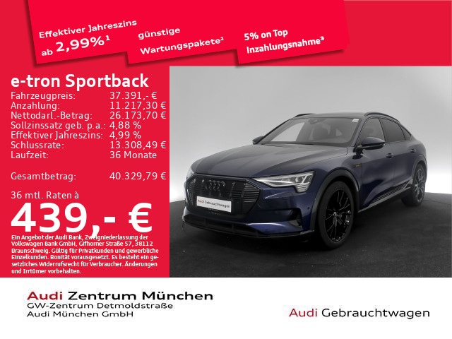 Audi e-tron 55 Quattro Sportback
