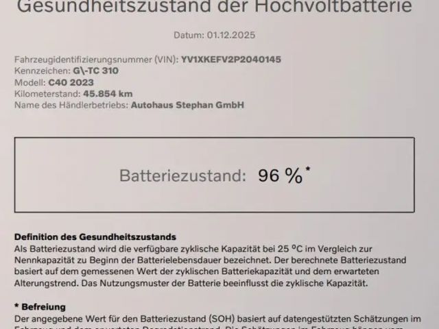Volvo C40 Recharge Ultimate