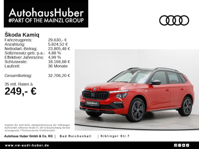Skoda Kamiq 1.0 TSI Monte Carlo