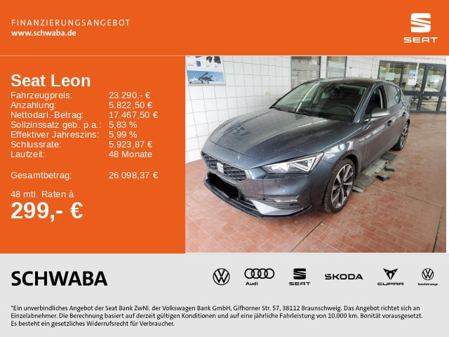 Seat Leon 1.5 eTSI DSG FR-lijn