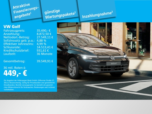 Volkswagen Golf DSG Golf VIII IQ.Drive Style