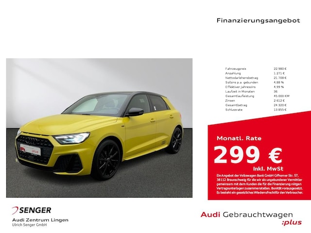 Audi A1 25 TFSI S-Line S-Tronic Sportback