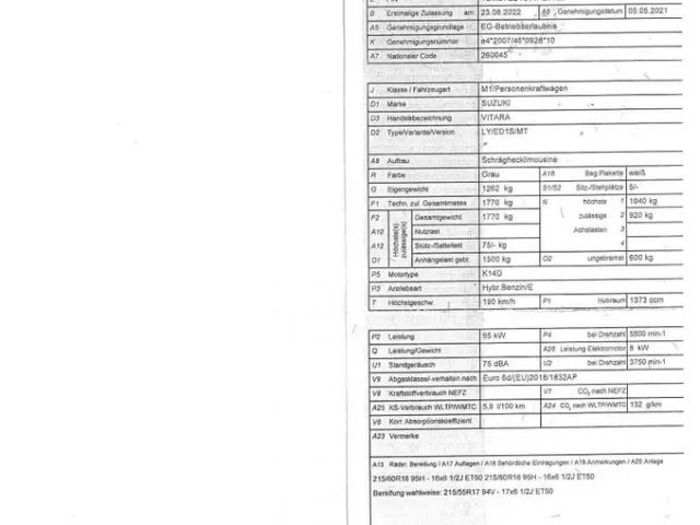 Suzuki Vitara 4x4 Shine