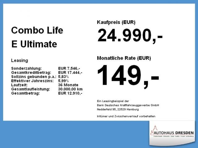 Opel Combo Life Ultimate