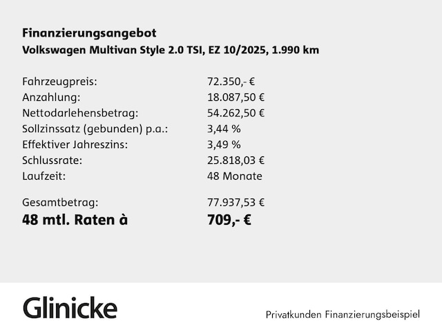 Volkswagen Multivan DSG Style