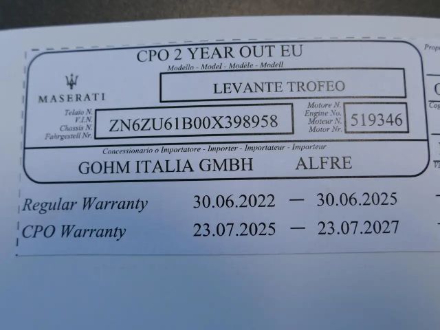 Maserati Levante Trofeo