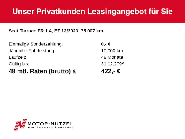 Seat Tarraco FR-lijn