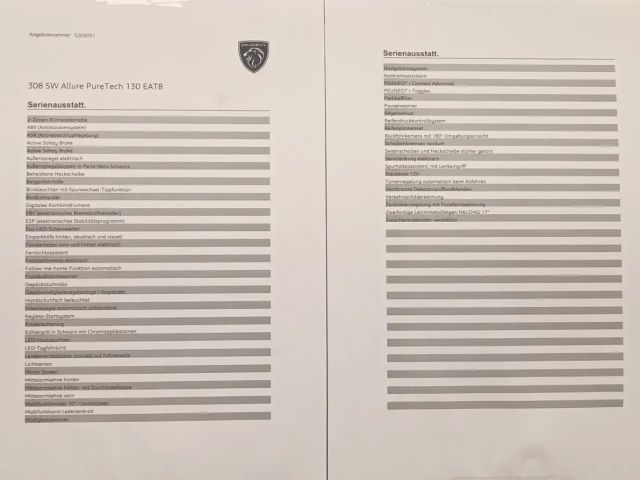 Peugeot 308 Allure Pack EAT8 PureTech SW