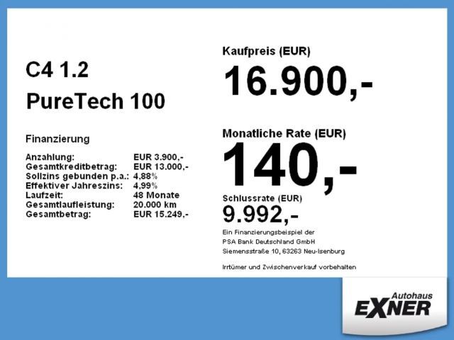 Citroën C4 Feel PureTech