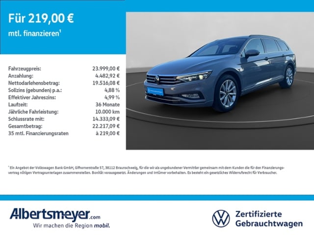 Volkswagen Passat 2.0 TDI DSG Variant