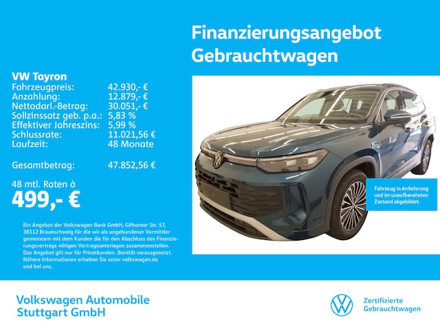 Volkswagen Tayron 1.5 TSI DSG Life