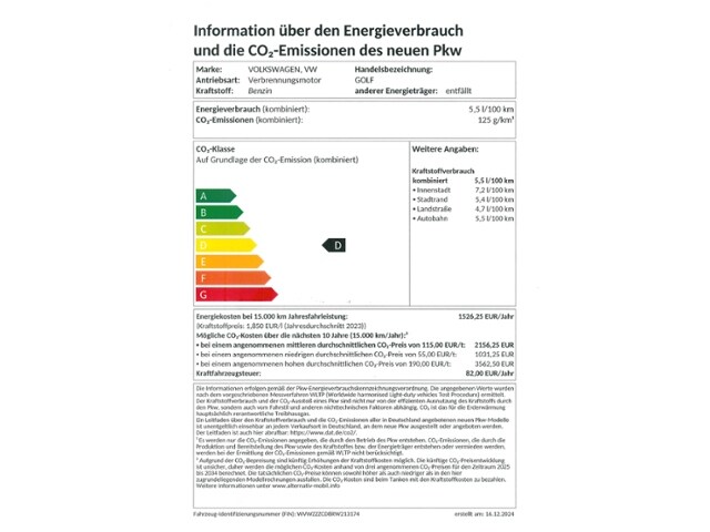 Volkswagen Golf 1.0 TSI