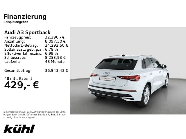 Audi A3 30 TFSI S-Tronic Sportback