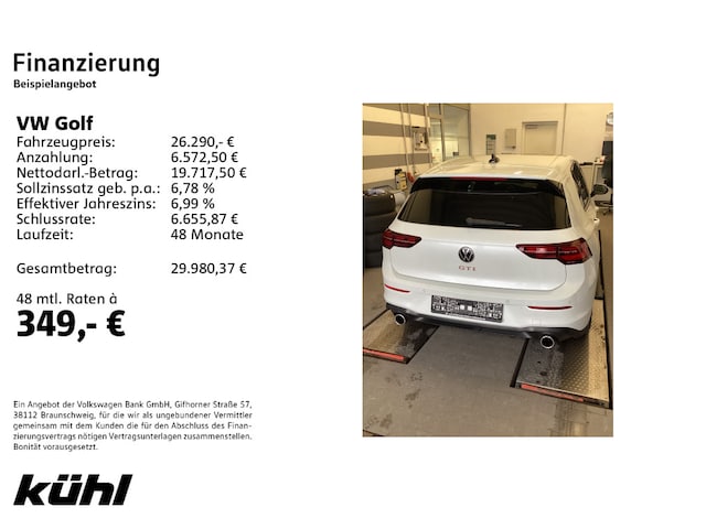 Volkswagen Golf 2.0 TSI DSG GTI Golf VIII