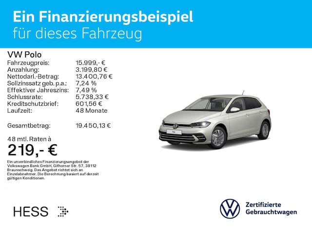 Volkswagen Polo 1.0 TSI IQ.Drive Style