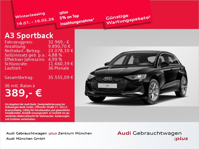 Audi A3 35 TDI S-Tronic Sportback