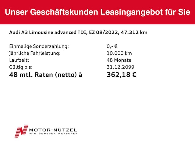 Audi A3 35 TDI S-Tronic Sedan