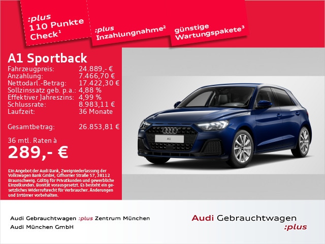 Audi A1 30 TFSI Sportback