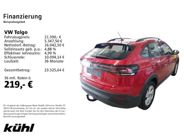 Volkswagen Taigo 1.0 TSI IQ.Drive Life