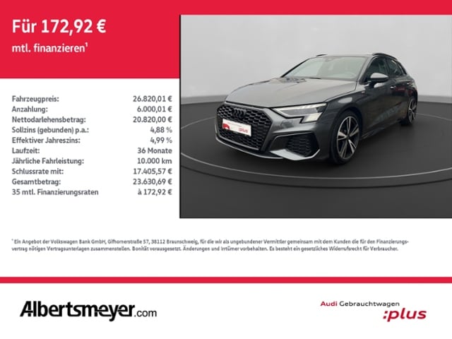 Audi A3 35 TFSI S-Tronic Sportback