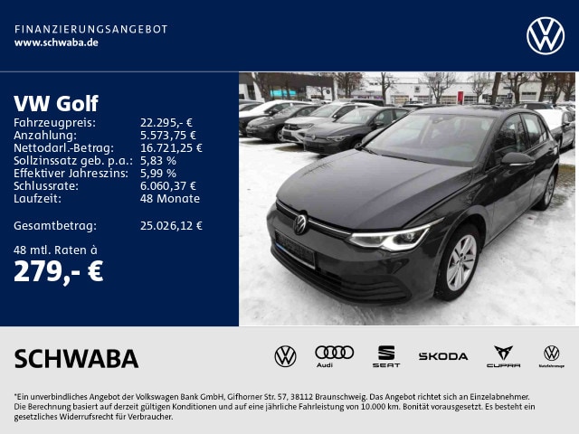 Volkswagen Golf 1.5 TSI Golf VIII Life