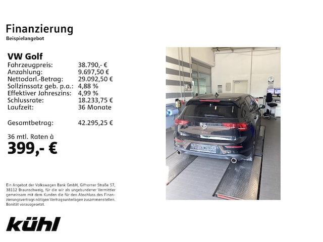 Volkswagen Golf 2.0 TSI DSG GTI Golf VIII