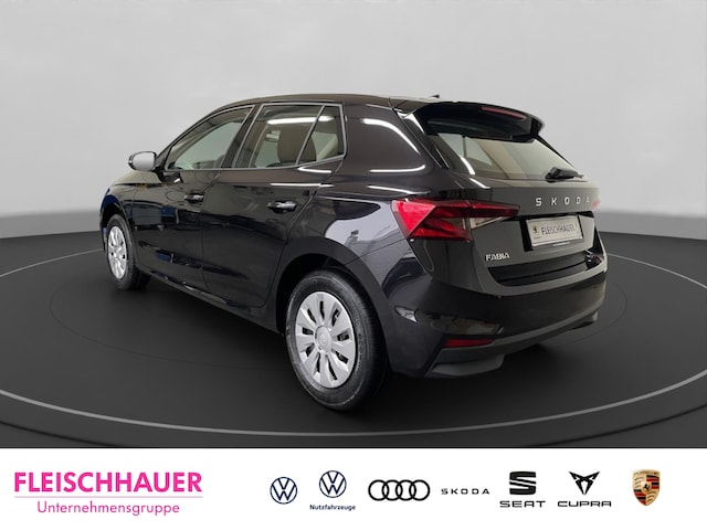 Skoda Fabia 1.0 Essence LED DAB Tel.-Vorb. SHZ Klima PDC Lichtsensor USB Apple CarPlay Android Auto