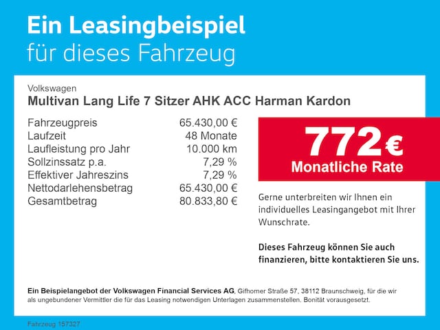 Volkswagen Multivan Lang Life