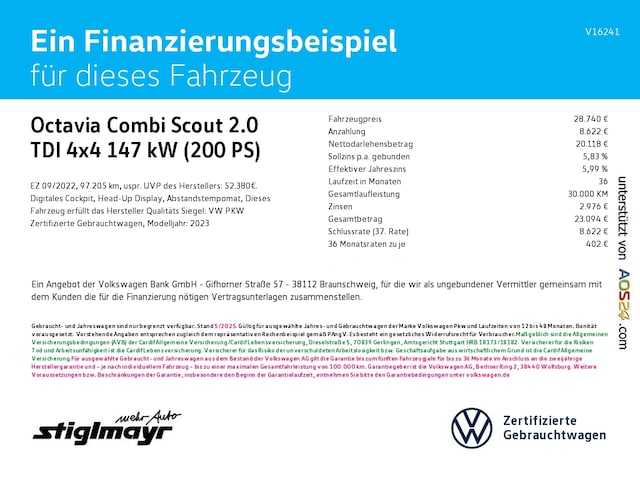 Skoda Octavia 2.0 TDI 4x4 Combi
