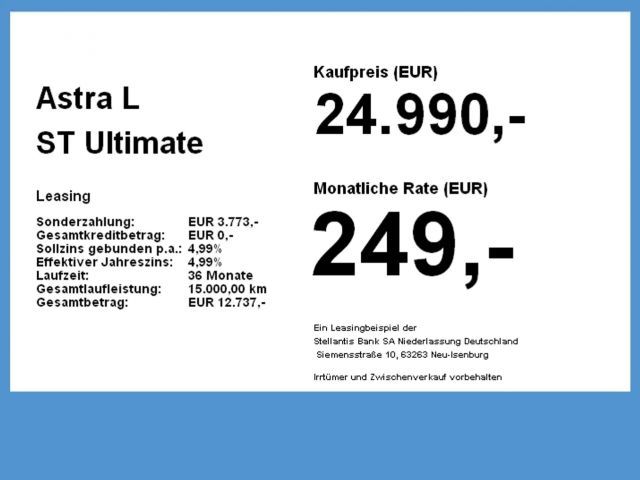 Opel Astra Sports Tourer Ultimate