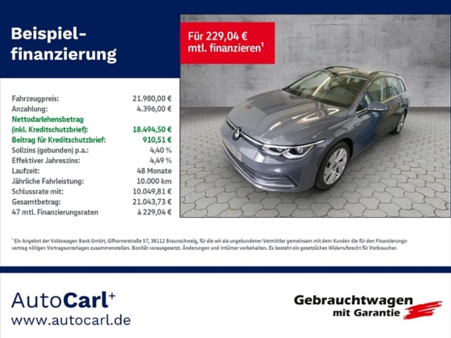 Volkswagen Golf 1.5 TSI Golf VIII Variant