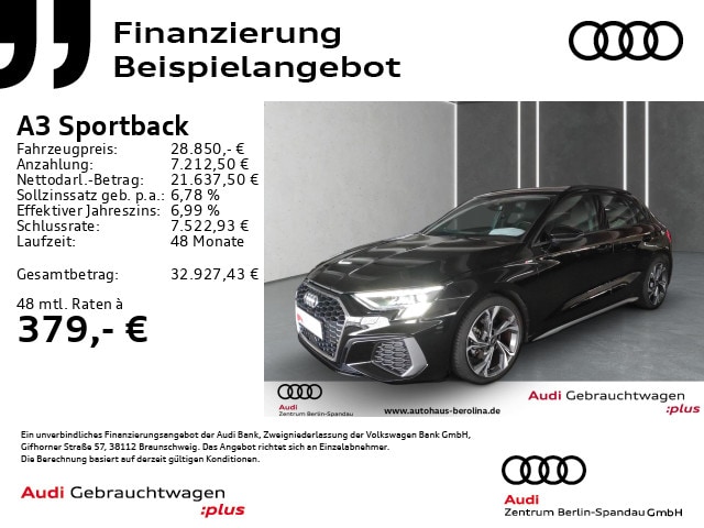 Audi A3 35 TFSI S-Tronic Sportback