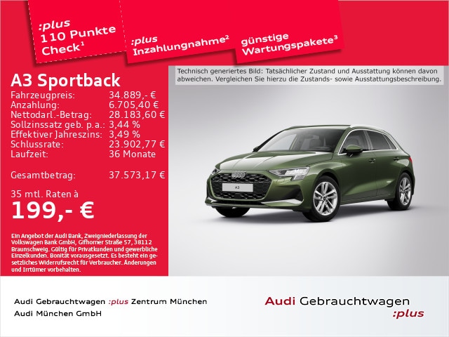 Audi A3 30 TFSI S-Tronic Sportback