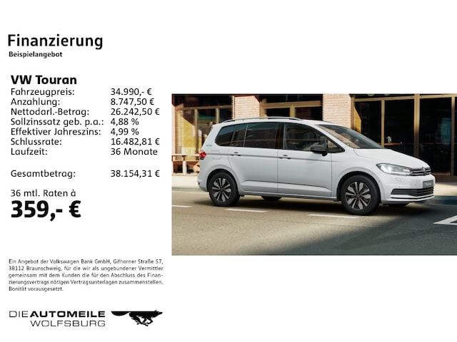 Volkswagen Touran 1.5 TSI Comfortline DSG