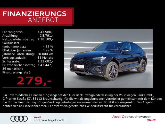 Audi Q5 40 TFSI Quattro S-Line Sportback