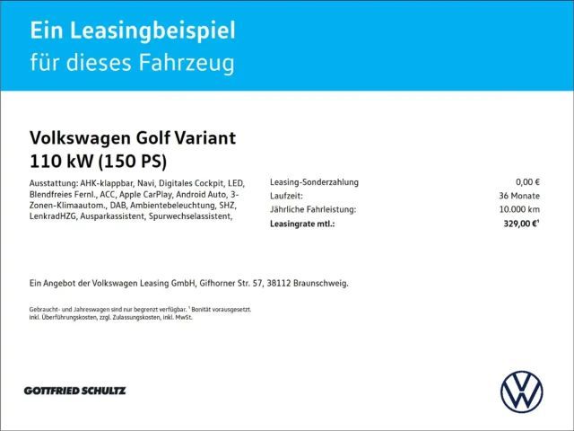 Volkswagen Golf 1.5 TSI Golf VIII Variant