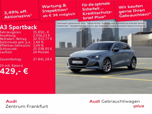 Audi A3 35 TDI S-Tronic Sportback